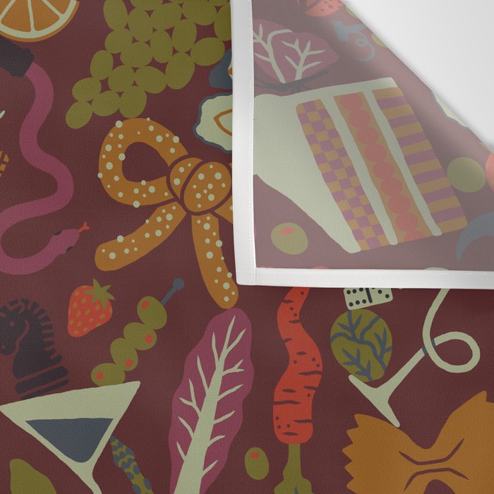 Surreal Dinner Party Wall Tapestry Gallery Image 3