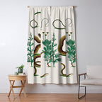 Albertus Seba Three Snakes Illustration Locupletissimi rerum naturalium thesauri accurata descriptio Window Curtain Gallery Image 5