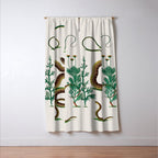 Albertus Seba Three Snakes Illustration Locupletissimi rerum naturalium thesauri accurata descriptio Window Curtain Gallery Image 3