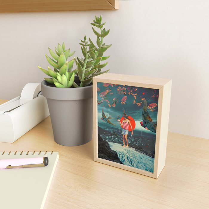 The Boy and the Birds Mini Art Print Gallery Image 2