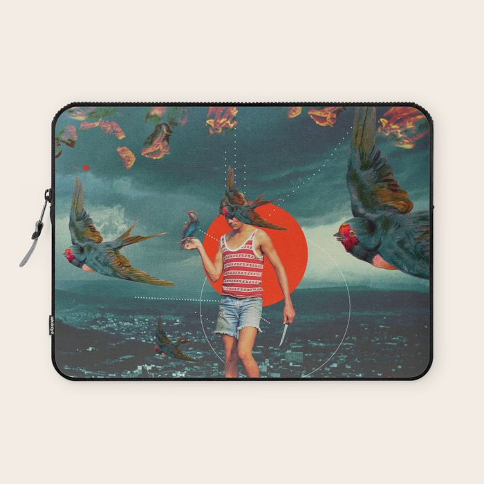 The Boy and the Birds Laptop Sleeve Gallery Image 1