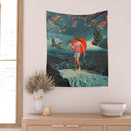The Boy and the Birds Wall Tapestry Gallery Image 2