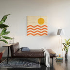 Abstract Landscape 11B Wood Wall Art Gallery Image 2