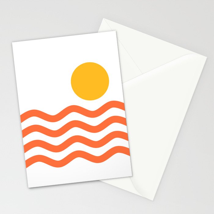 Abstract Landscape 11B Stationery Card Gallery Image 2