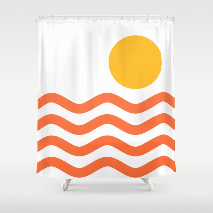 Abstract Landscape 11B Shower Curtain Gallery Image 1