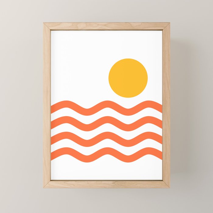 Abstract Landscape 11B Mini Art Print Gallery Image 1