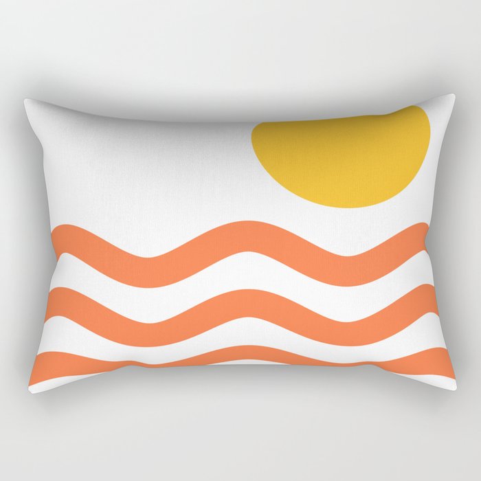 Abstract Landscape 11B Rectangular Pillow Gallery Image 2