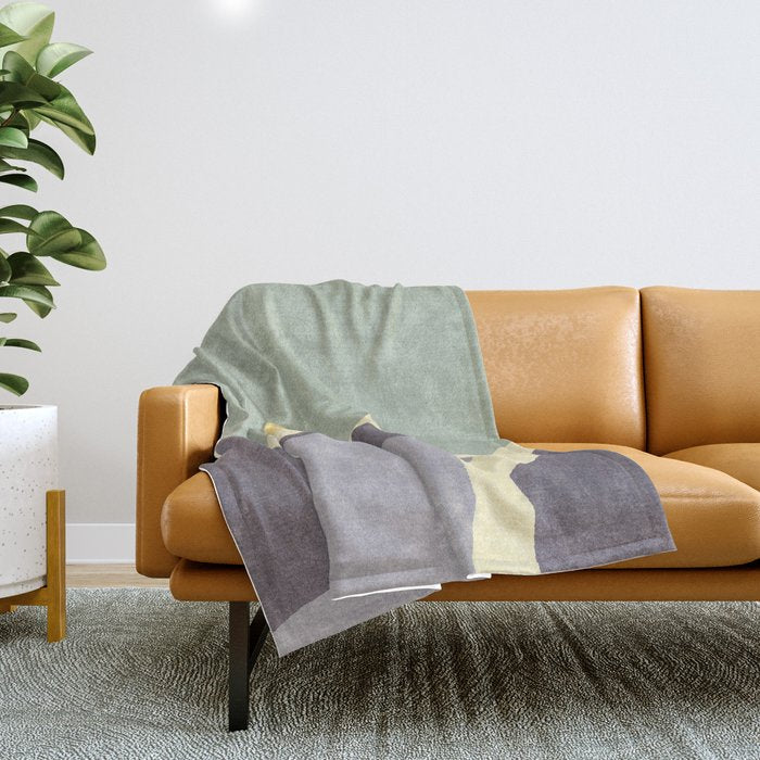 LANDSHAPES / Arctic - Sunset Throw Blanket Gallery Image 1