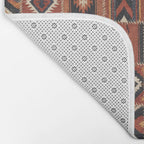 Geometric Tribal Patchwork Rug Design Bath Mat Gallery Image 2