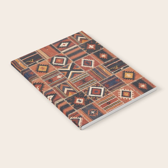 Geometric Tribal Patchwork Rug Design Notebook Gallery Image 2