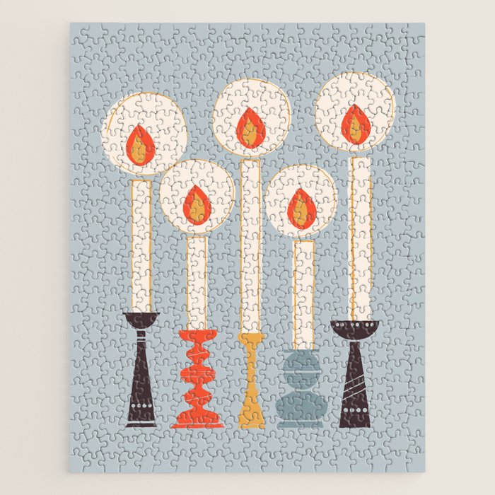 Festive Candles Jigsaw Puzzle Gallery Image 1