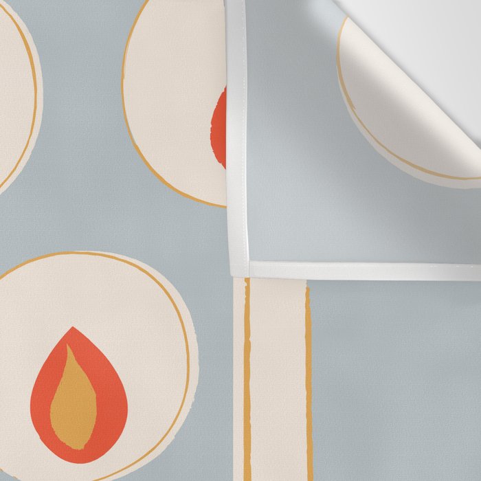 Festive Candles Wall Tapestry Gallery Image 3