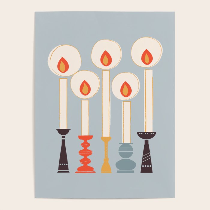 Festive Candles Poster Gallery Image 4