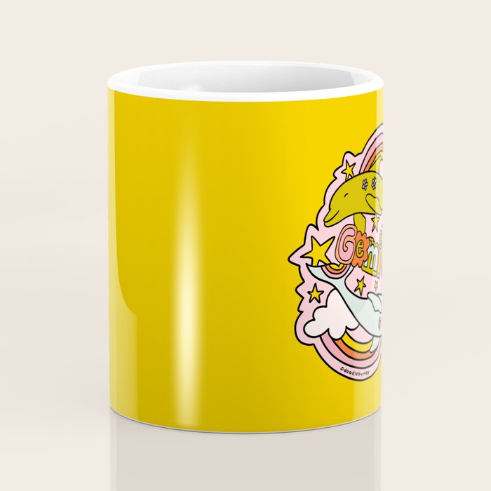 Gemini Dolphin Coffee Mug Gallery Image 4