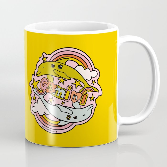 Gemini Dolphin Coffee Mug Gallery Image 1