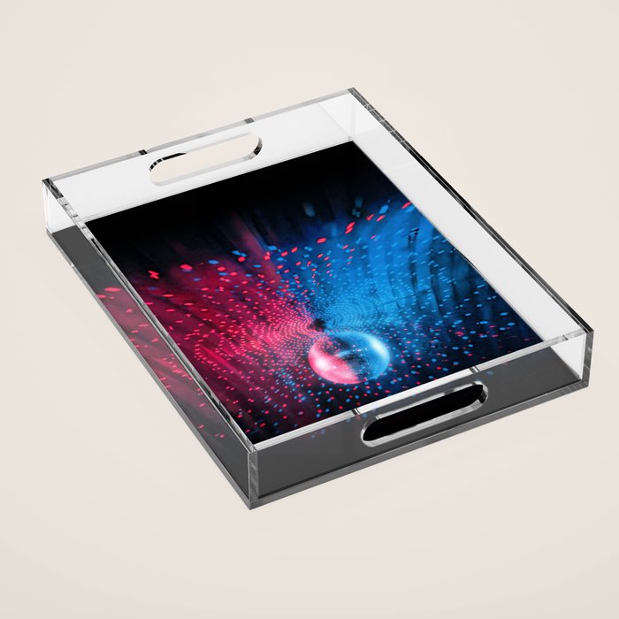 Disco Ball Dance Vibes Acrylic Tray Gallery Image 1