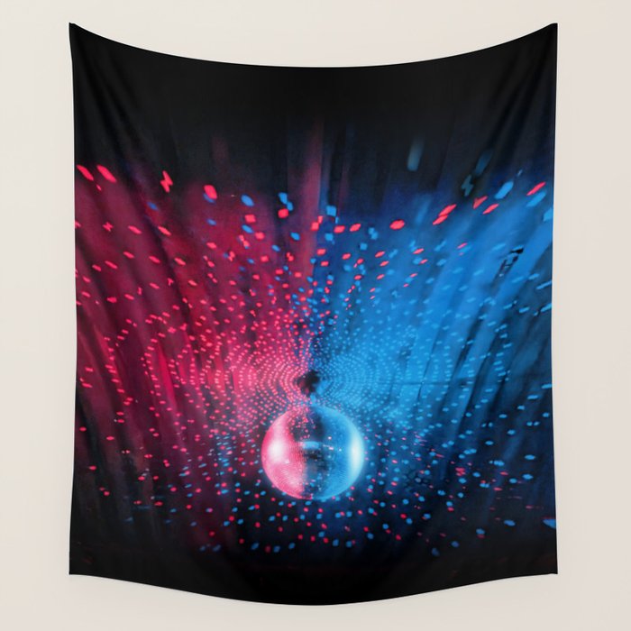 Disco Ball Dance Vibes Wall Tapestry Gallery Image 4