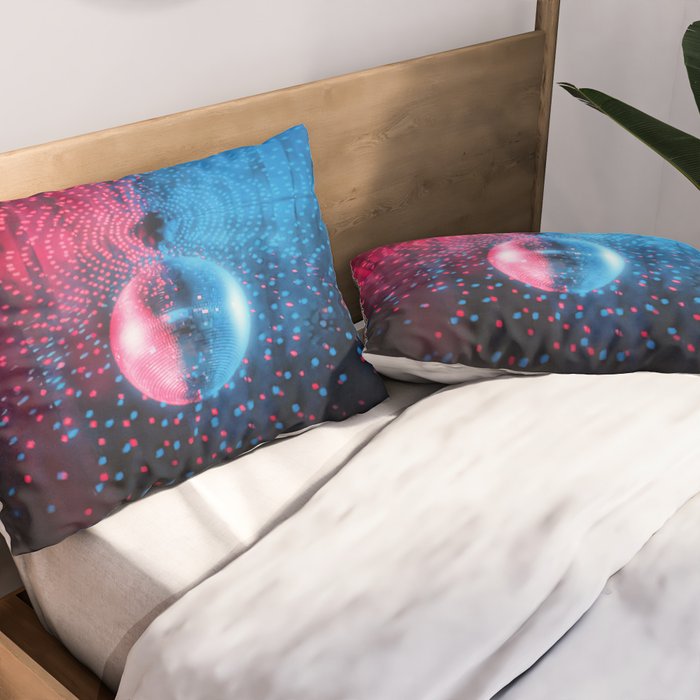 Disco Ball Dance Vibes Pillow Sham Gallery Image 2