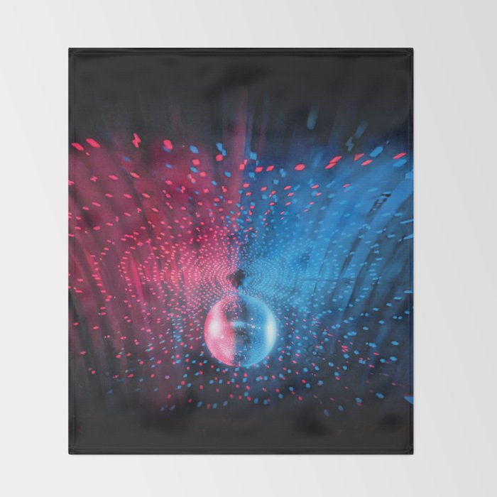 Disco Ball Dance Vibes Throw Blanket Gallery Image 2