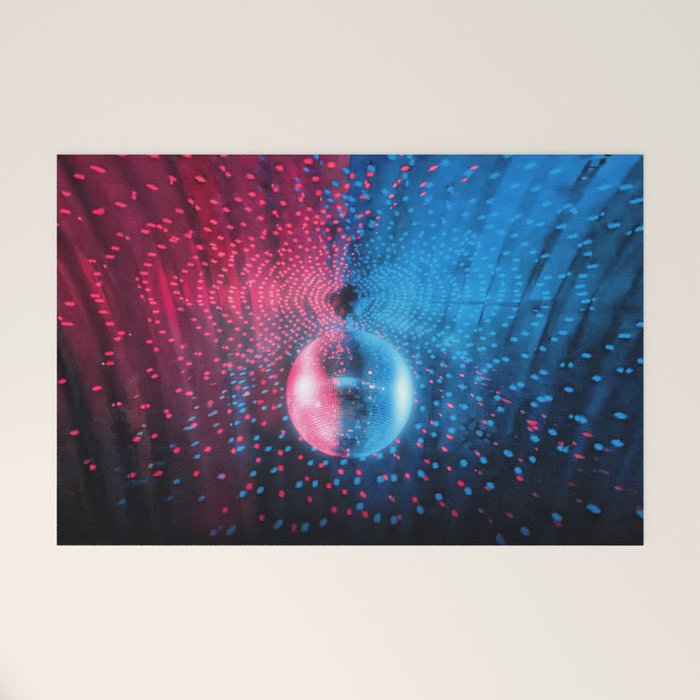 Disco Ball Dance Vibes Welcome Mat Gallery Image 1