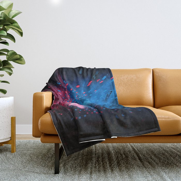 Disco Ball Dance Vibes Throw Blanket Gallery Image 1