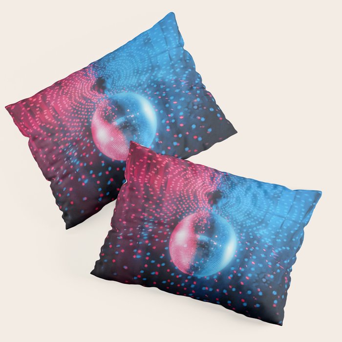 Disco Ball Dance Vibes Pillow Sham Gallery Image 1