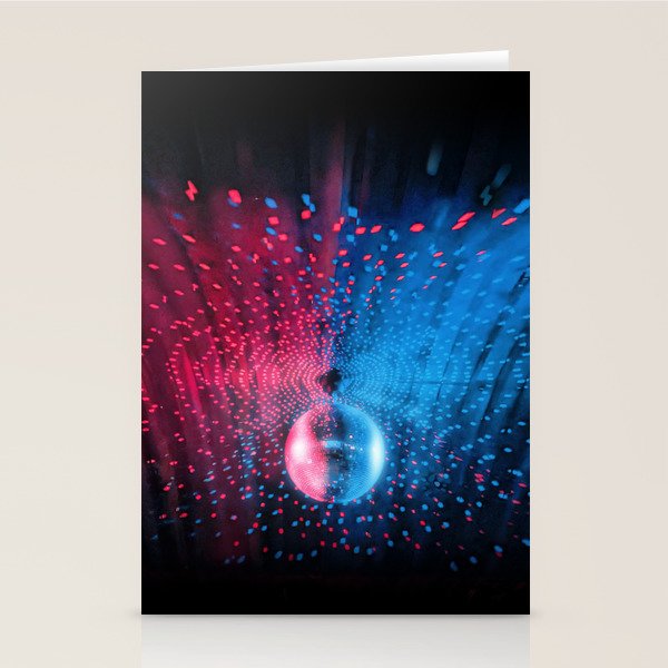 Disco Ball Dance Vibes Stationery Card Gallery Image 1