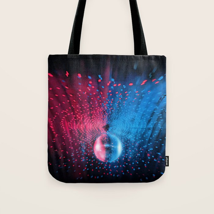 Disco Ball Dance Vibes Tote Bag Gallery Image 1