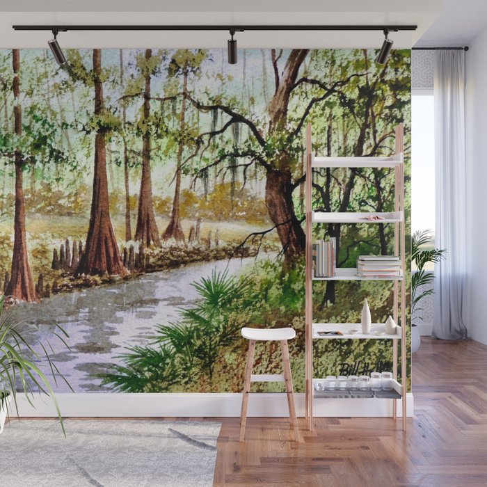 Sopchoppy River Florida Wall Mural Gallery Image 1