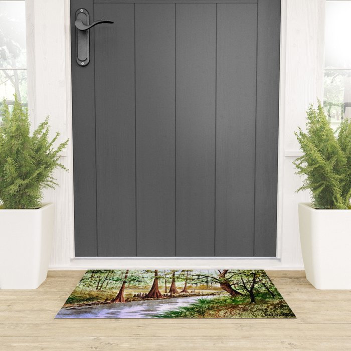 Sopchoppy River Florida Welcome Mat Gallery Image 3