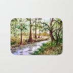 Sopchoppy River Florida Bath Mat Gallery Image 1