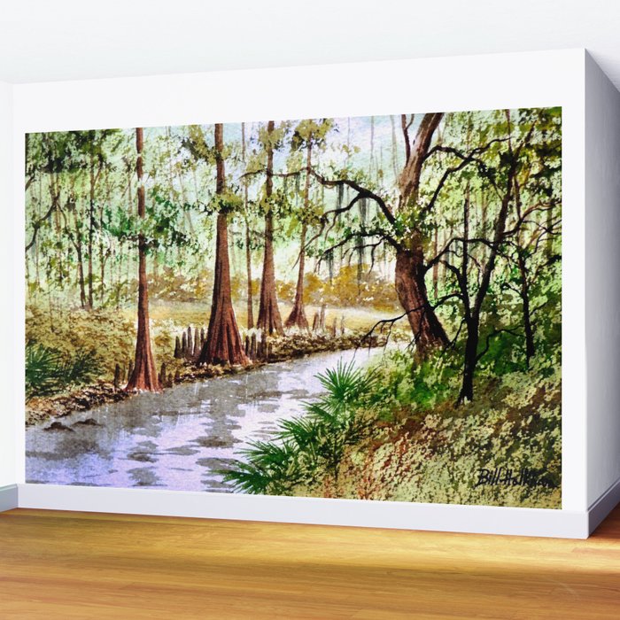 Sopchoppy River Florida Wall Mural Gallery Image 2