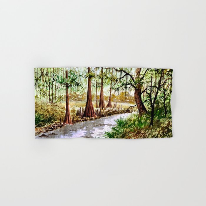 Sopchoppy River Florida Bath Towel Gallery Image 1