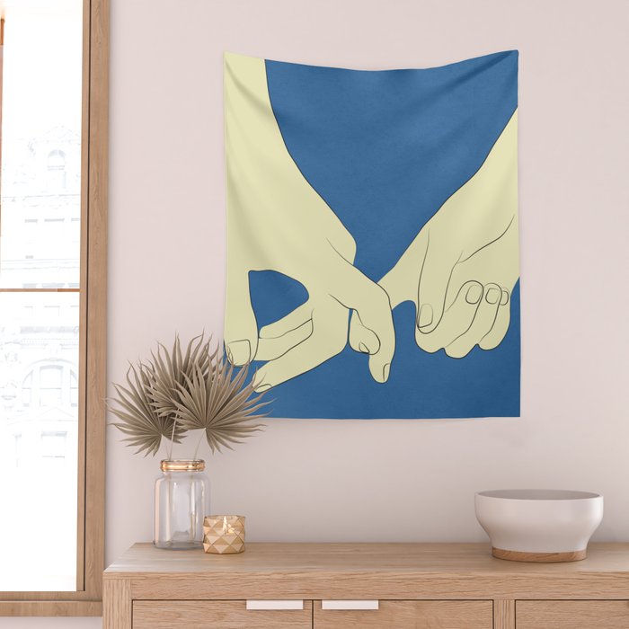 By Your Side 02 Wall Tapestry Gallery Image 2