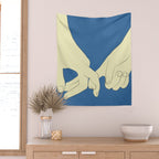 By Your Side 02 Wall Tapestry Gallery Image 2