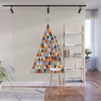 Modern Christmas Tree Wall Mural Gallery Image 1