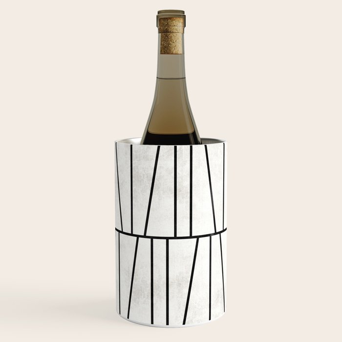 Mid-Century Modern Pattern No.6 - White Wine Chiller Gallery Image 3