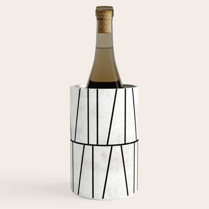 Mid-Century Modern Pattern No.6 - White Wine Chiller Gallery Image 2
