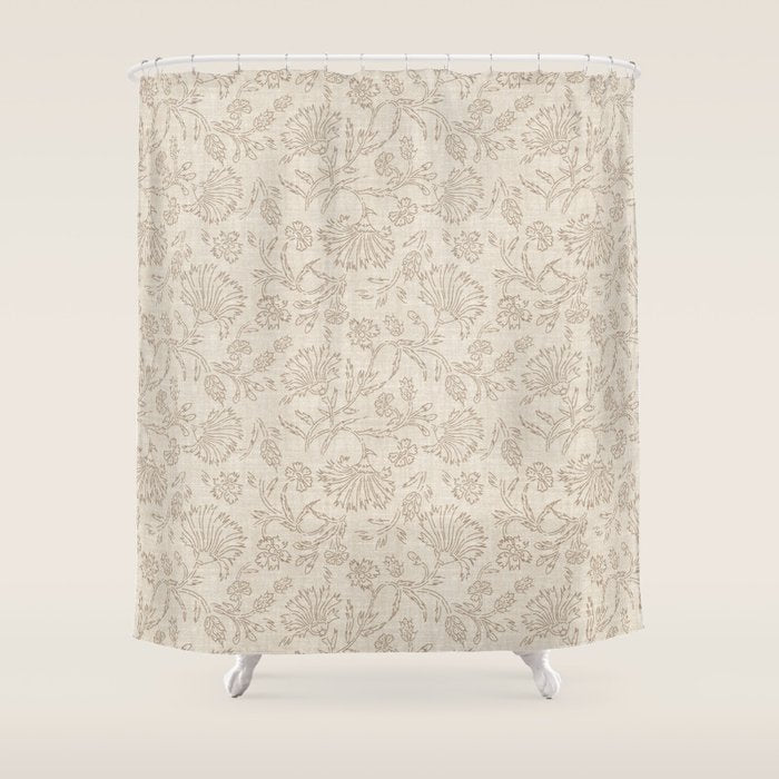 KALAMI LINEN Shower Curtain Gallery Image 1