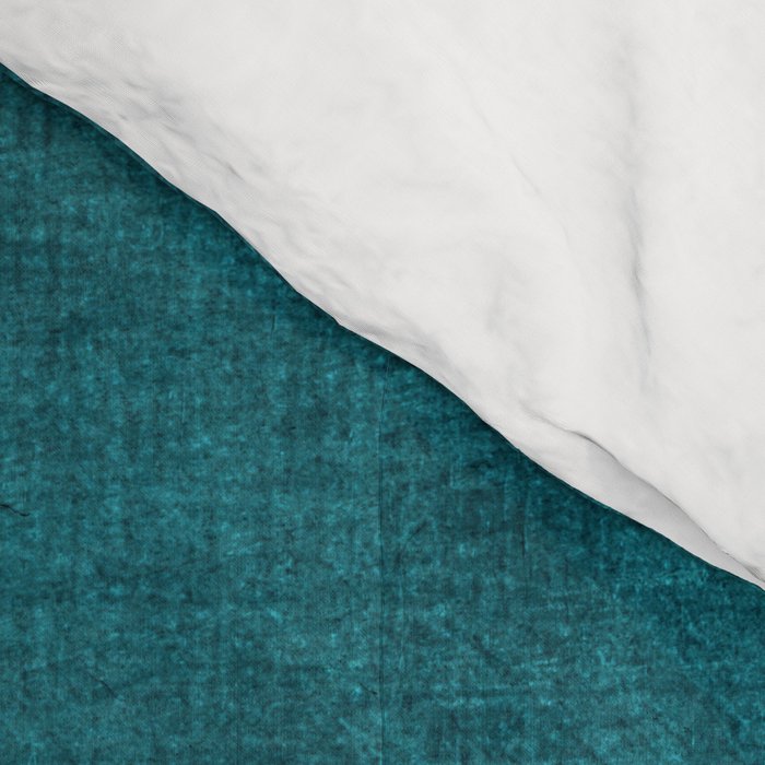 Minimalist Teal White Abstract Artwork Comforter Gallery Image 4