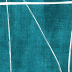 Minimalist Teal White Abstract Artwork Coffee Mug Gallery Image 2