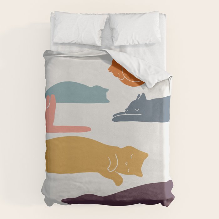 Cat Landscape 11 Duvet Cover Gallery Image 6
