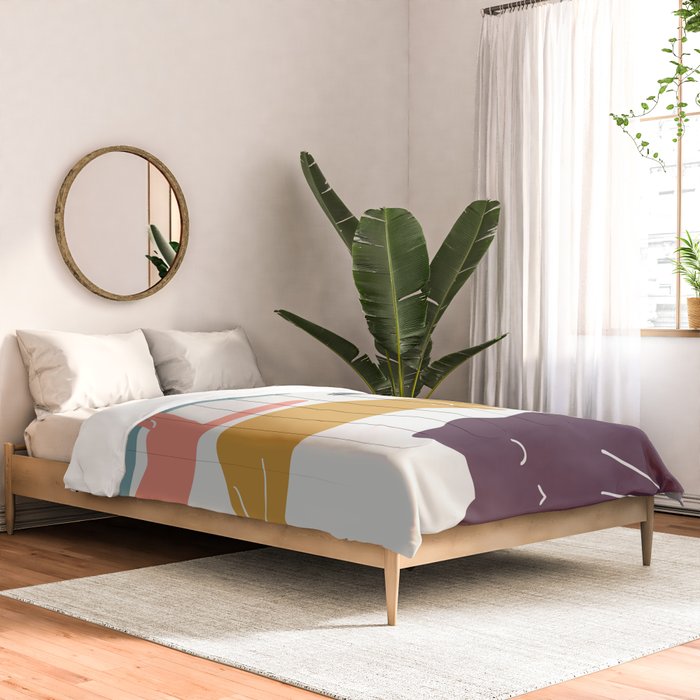 Cat Landscape 11 Comforter Gallery Image 2