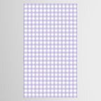 Gingham Check Pattern in Pastel Lavender Purple Tablecloth Gallery Image 2