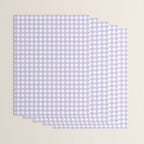 Gingham Check Pattern in Pastel Lavender Purple Wrapping Paper Gallery Image 3