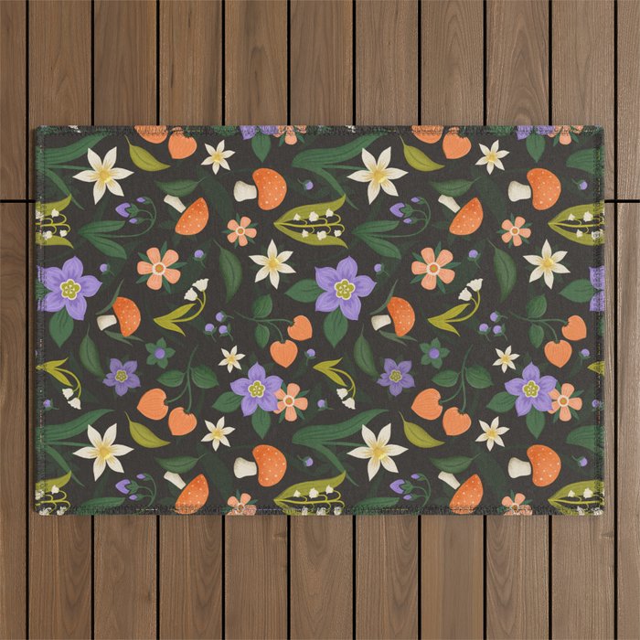 Woodland Wildflowers Outdoor Rug Gallery Image 1
