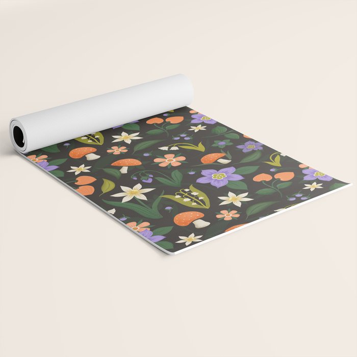 Woodland Wildflowers Yoga Mat Gallery Image 2