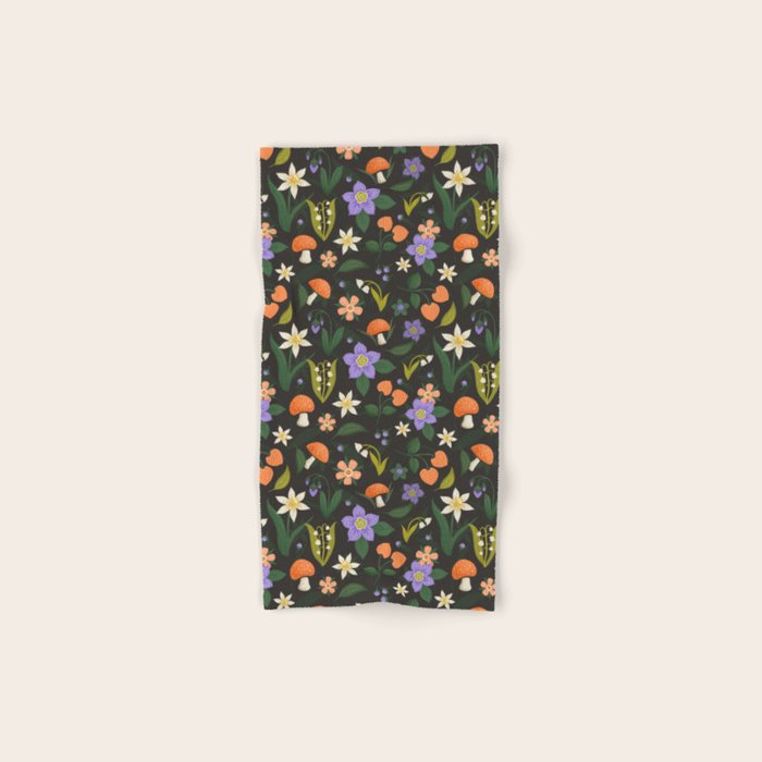 Woodland Wildflowers Bath Towel Gallery Image 1