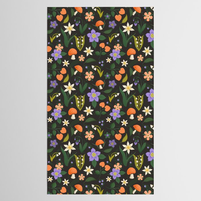 Woodland Wildflowers Tablecloth Gallery Image 2