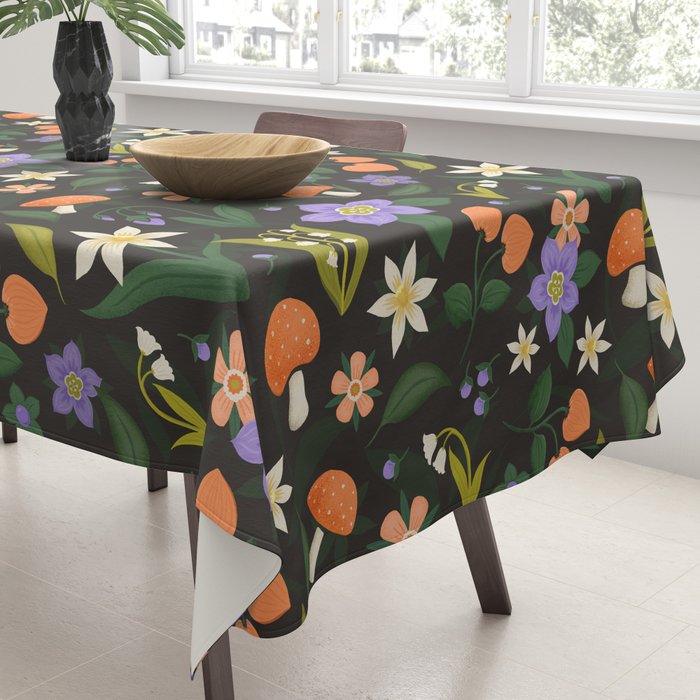 Woodland Wildflowers Tablecloth Gallery Image 3